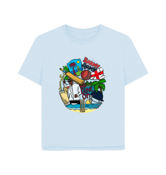 Sky Blue Barmy Army x Luke Horton Tour Tee - Ladies