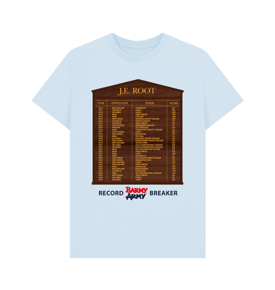 Sky Blue Barmy Army ROOT Honours Board Tee - Men's