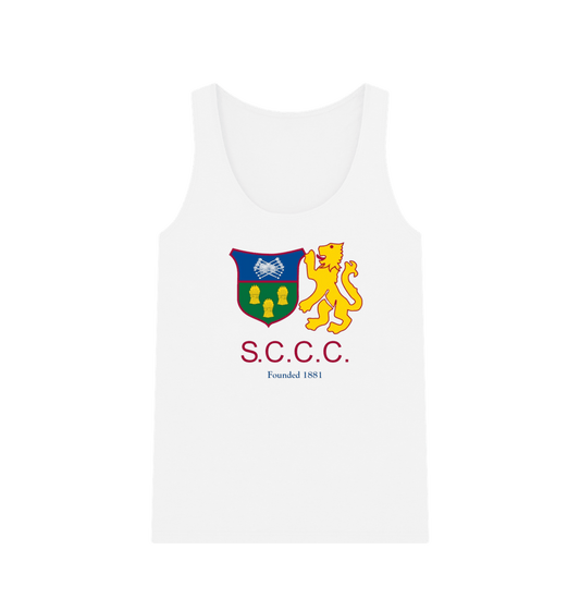 White SCCC Supporters Vest - Ladies