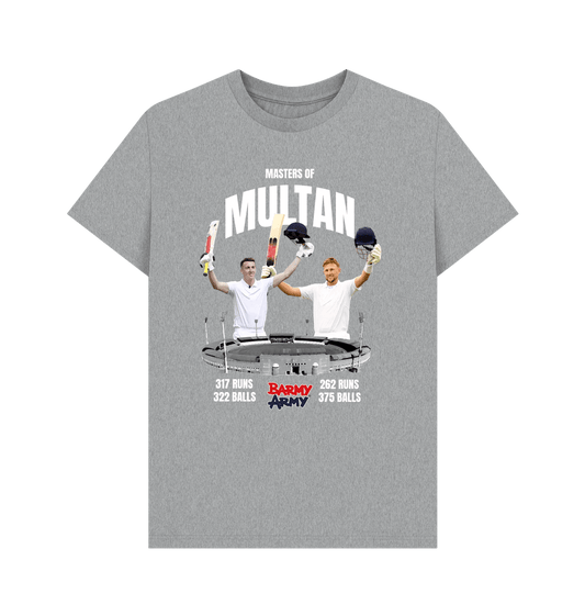 Athletic Grey Barmy Army Masters Of Multan Tee - Men's