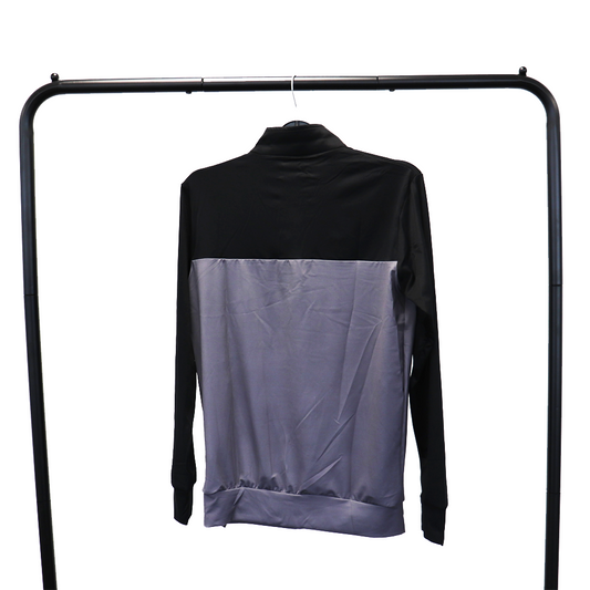 R66T Academy Kids Grey & Black 1/4 Zip
