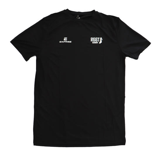 R66T Academy Kids Black Cricket T-Shirt