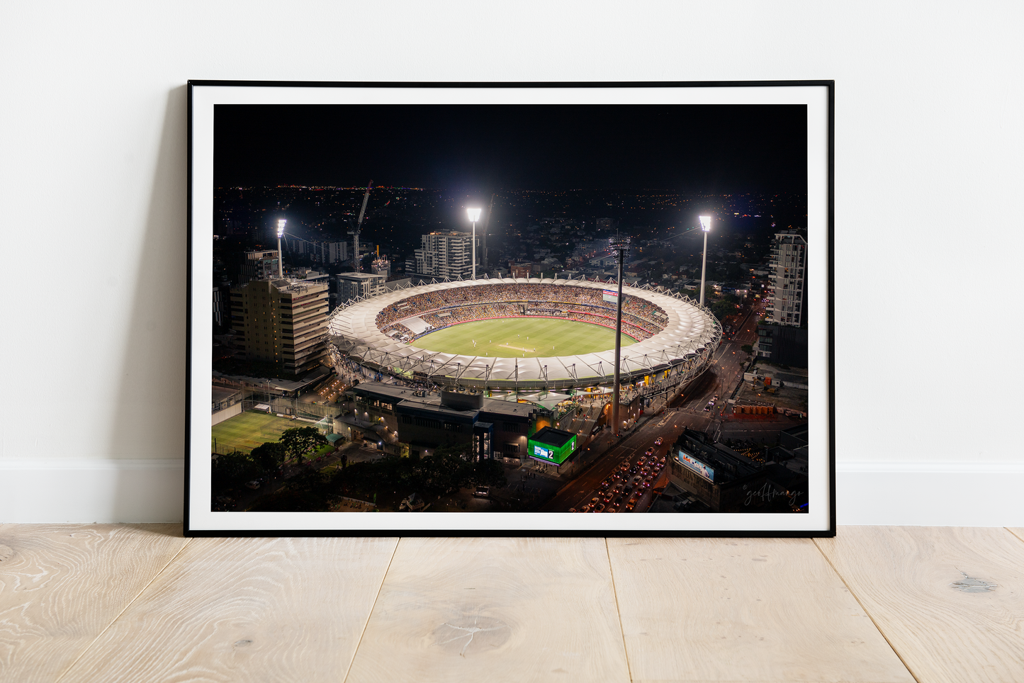 Stadium Print - Brisbane Night