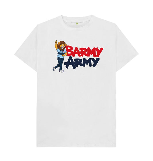White Barmy Army Mascot Send Off Tee - Men's
