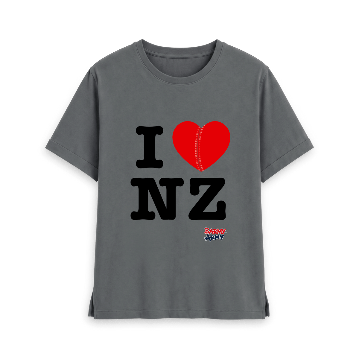 Slate Grey Printed T-shirt Front