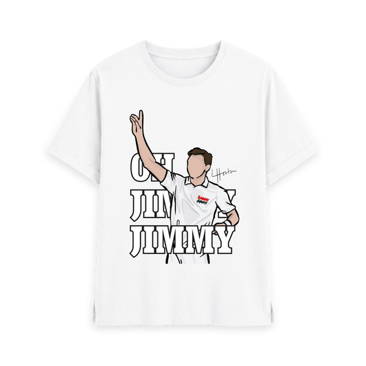 White Printed T-shirt Front