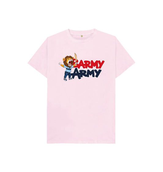 Pink Barmy Army Mascot Ton Up Tee - Juniors