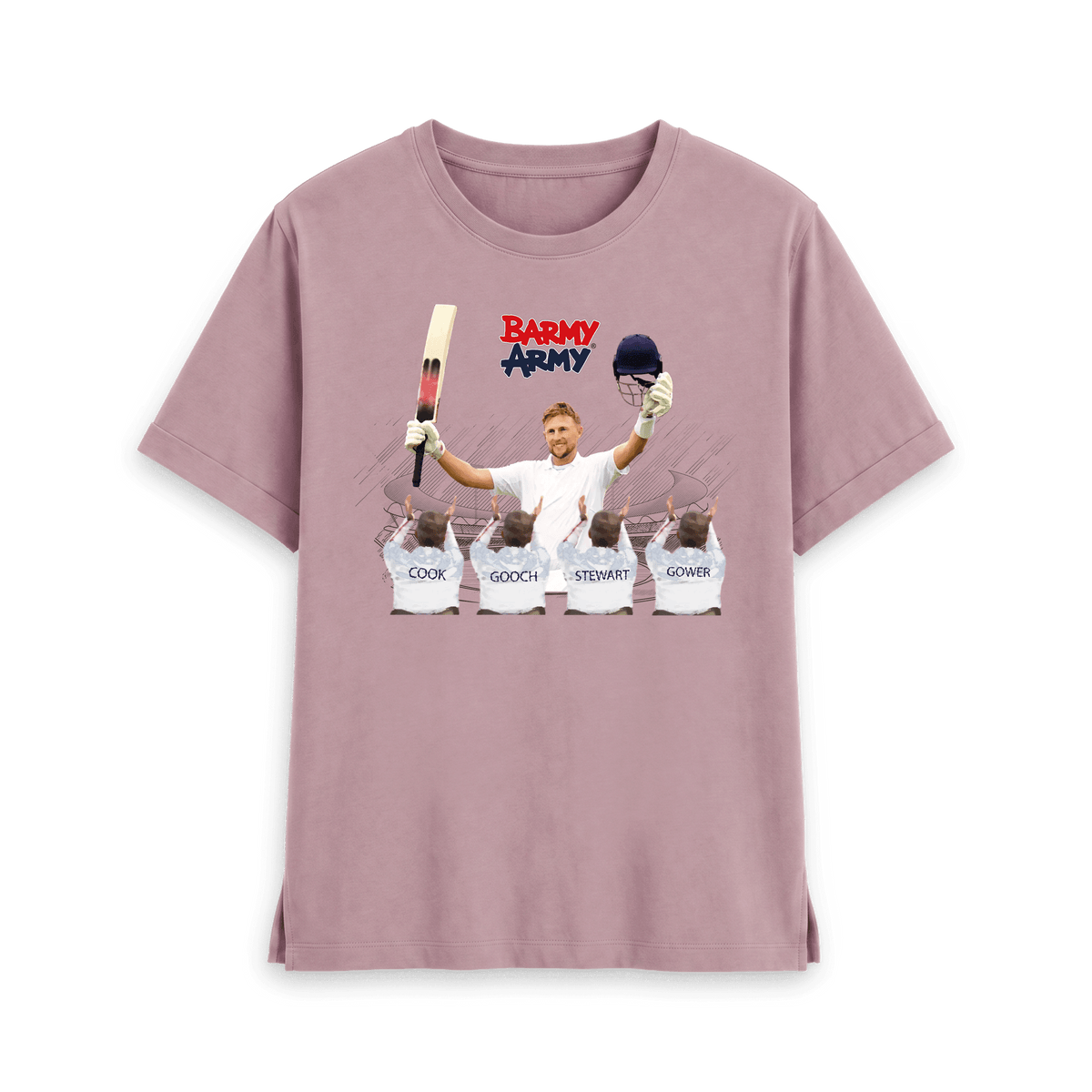 Mauve Printed T-shirt Front