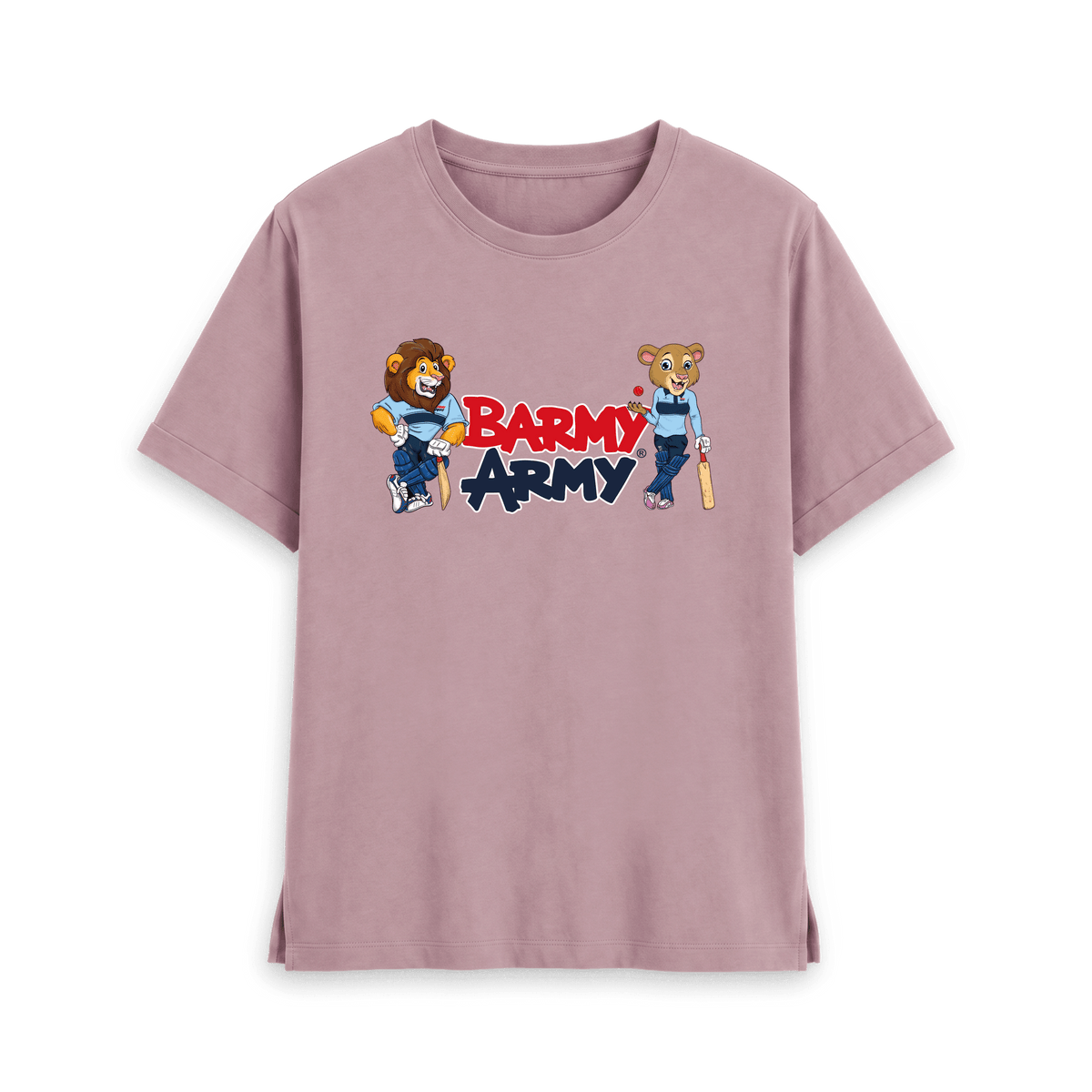 Mauve Printed T-shirt Front