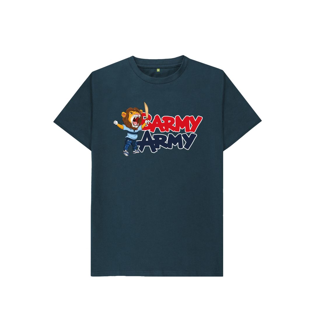 Denim Blue Barmy Army Mascot Ton Up Tee - Juniors
