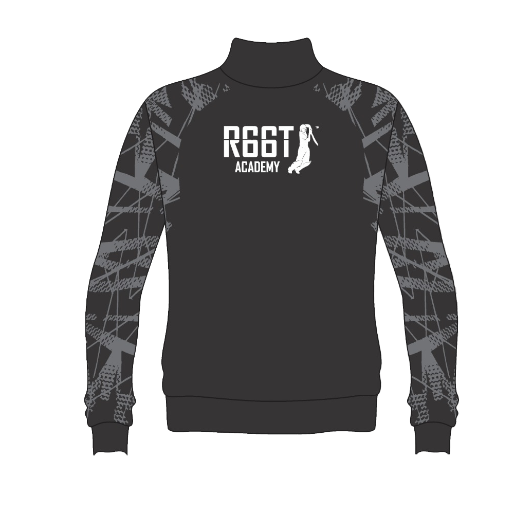 R66T Academy Adult Black and Grey Jacket