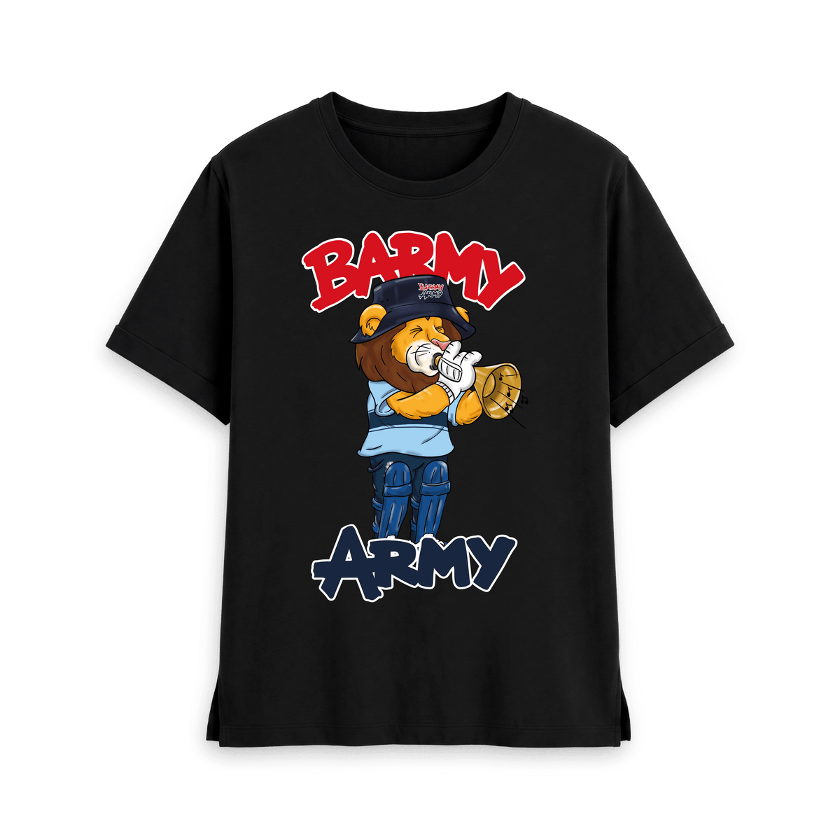 Black Printed T-shirt Front