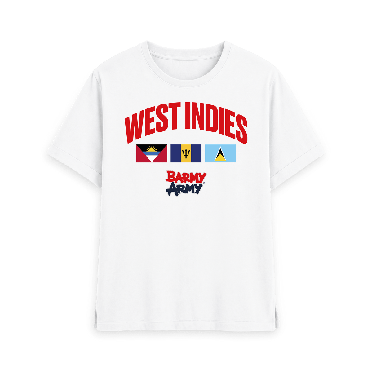White Printed T-shirt Front