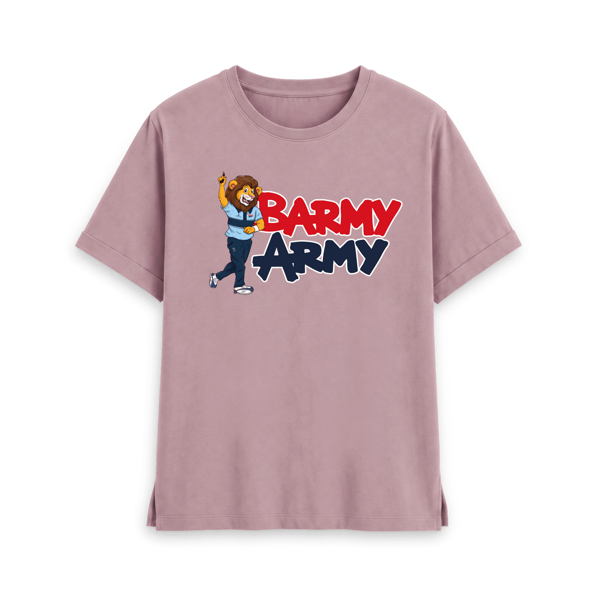 Mauve Printed T-shirt Front