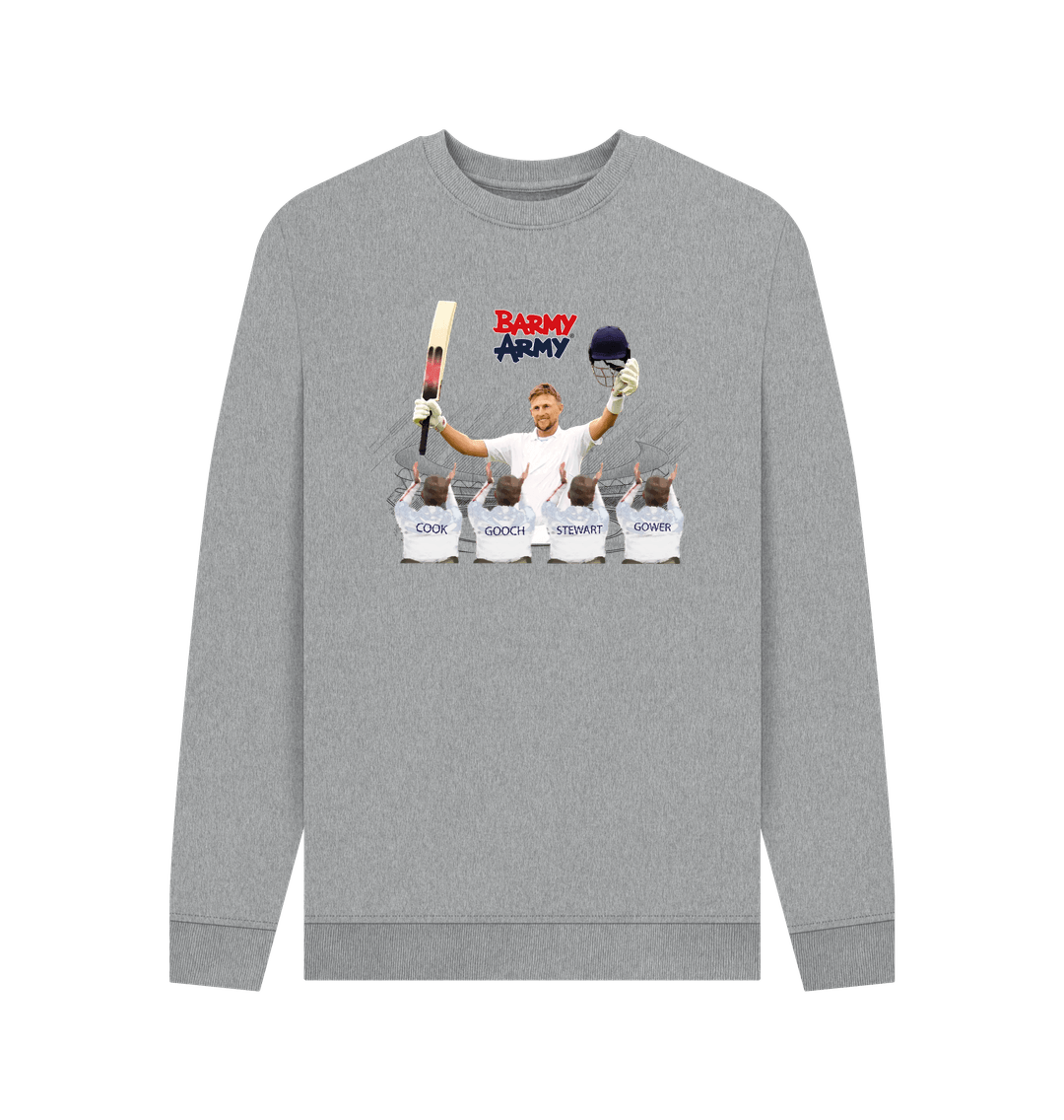 Light Heather Printed Sweater Front