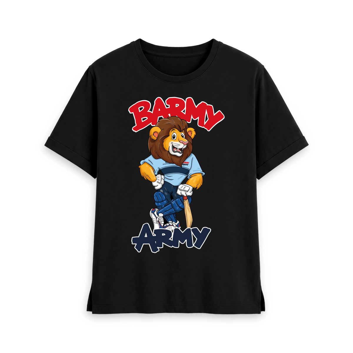 Black Printed T-shirt Front