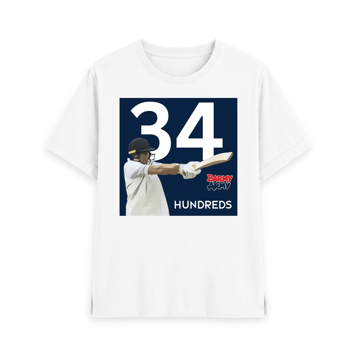 White Printed T-shirt Front