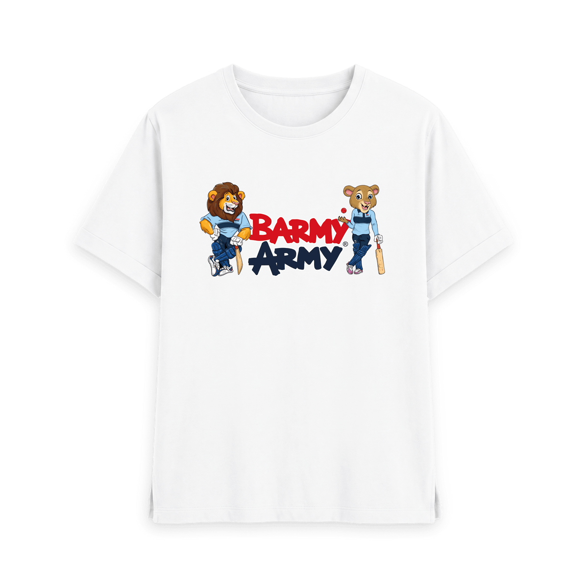 White Printed T-shirt Front