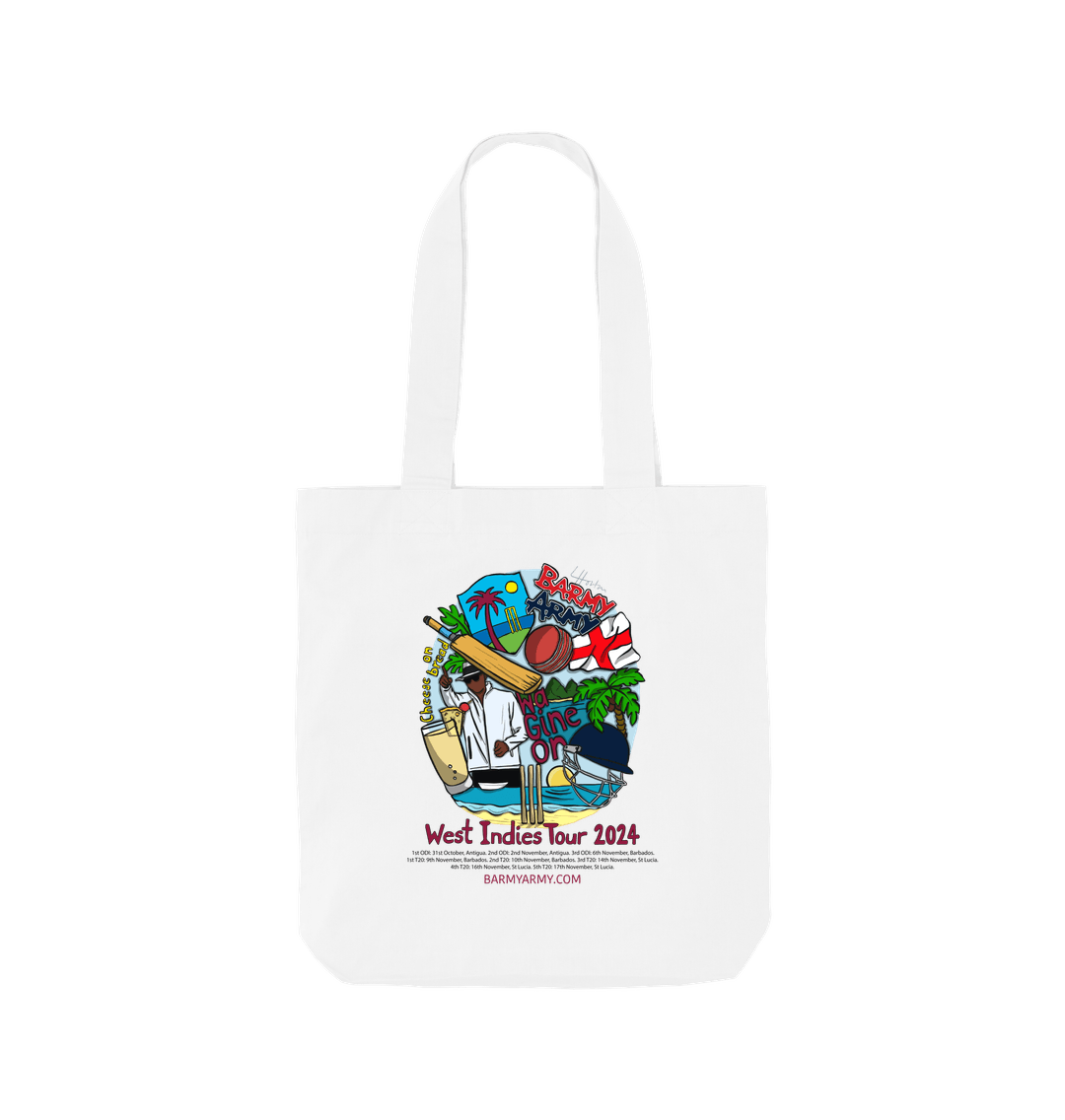 White Barmy Army x Luke Horton WI Tour Tote Bag