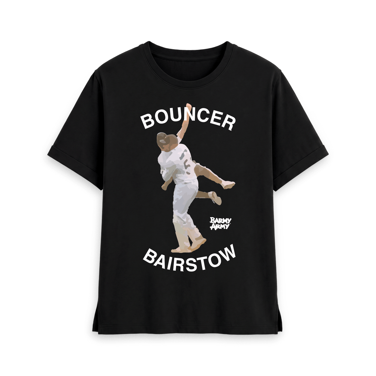Black Printed T-shirt Front