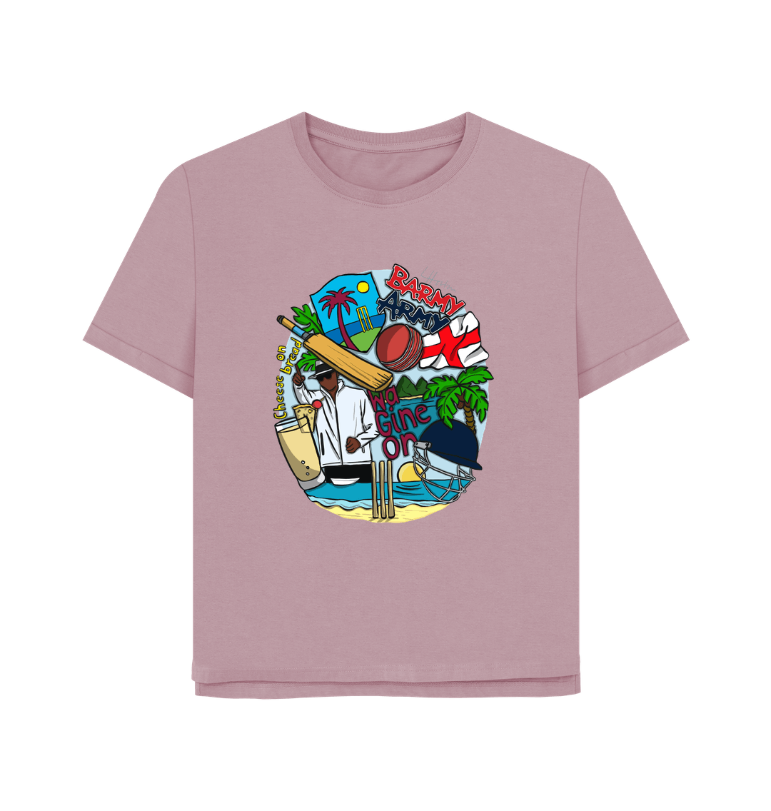Mauve Barmy Army x Luke Horton Tour Tee - Ladies