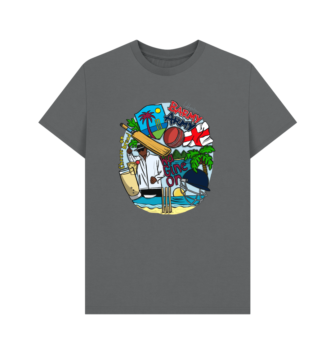 Slate Grey Barmy Army x Luke Horton Tour Tee - Men's