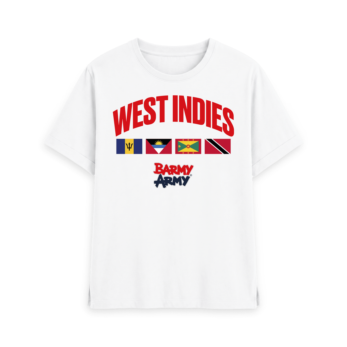 White Printed T-shirt Front