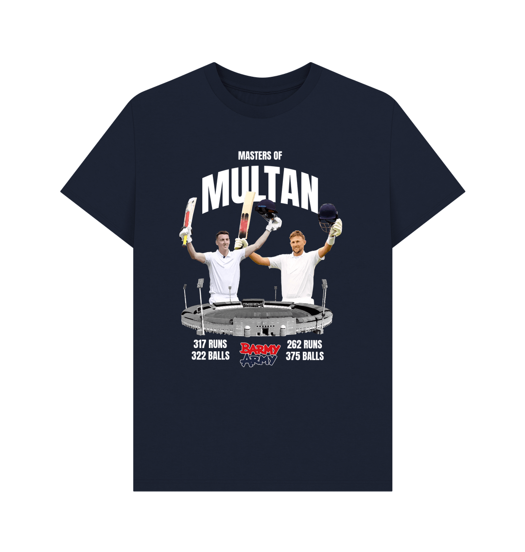 Navy Blue Barmy Army Masters Of Multan Tee - Men's