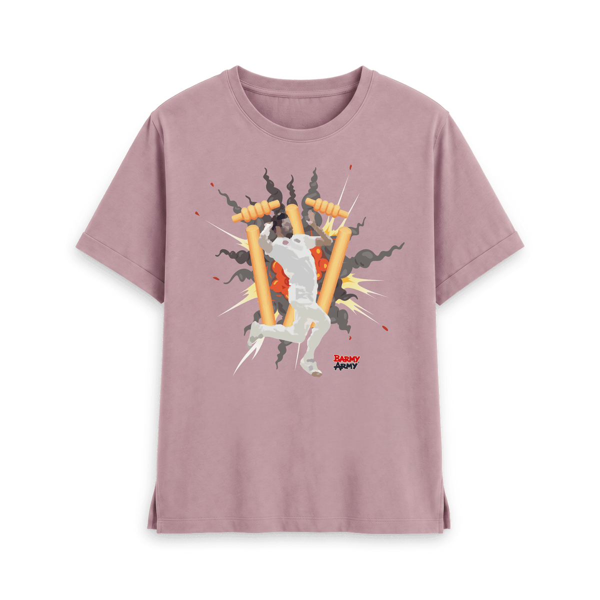 Mauve Printed T-shirt Front