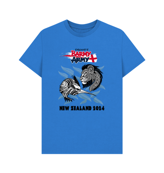 Bright Blue Barmy Army NZ Tour Tee - Men's