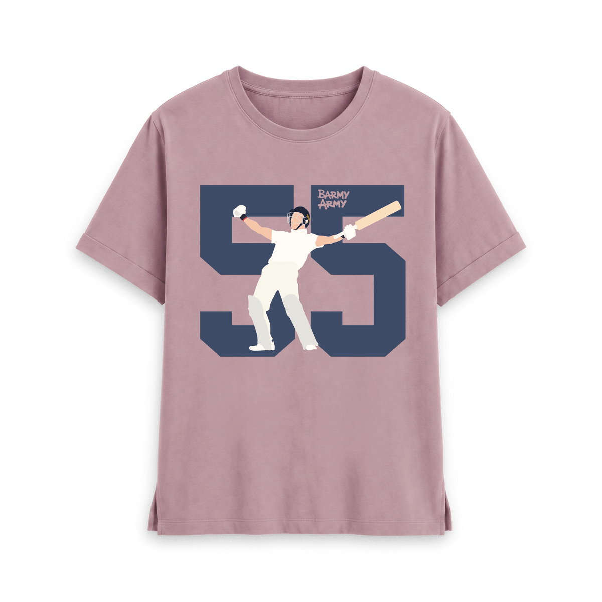 Mauve Printed T-shirt Front