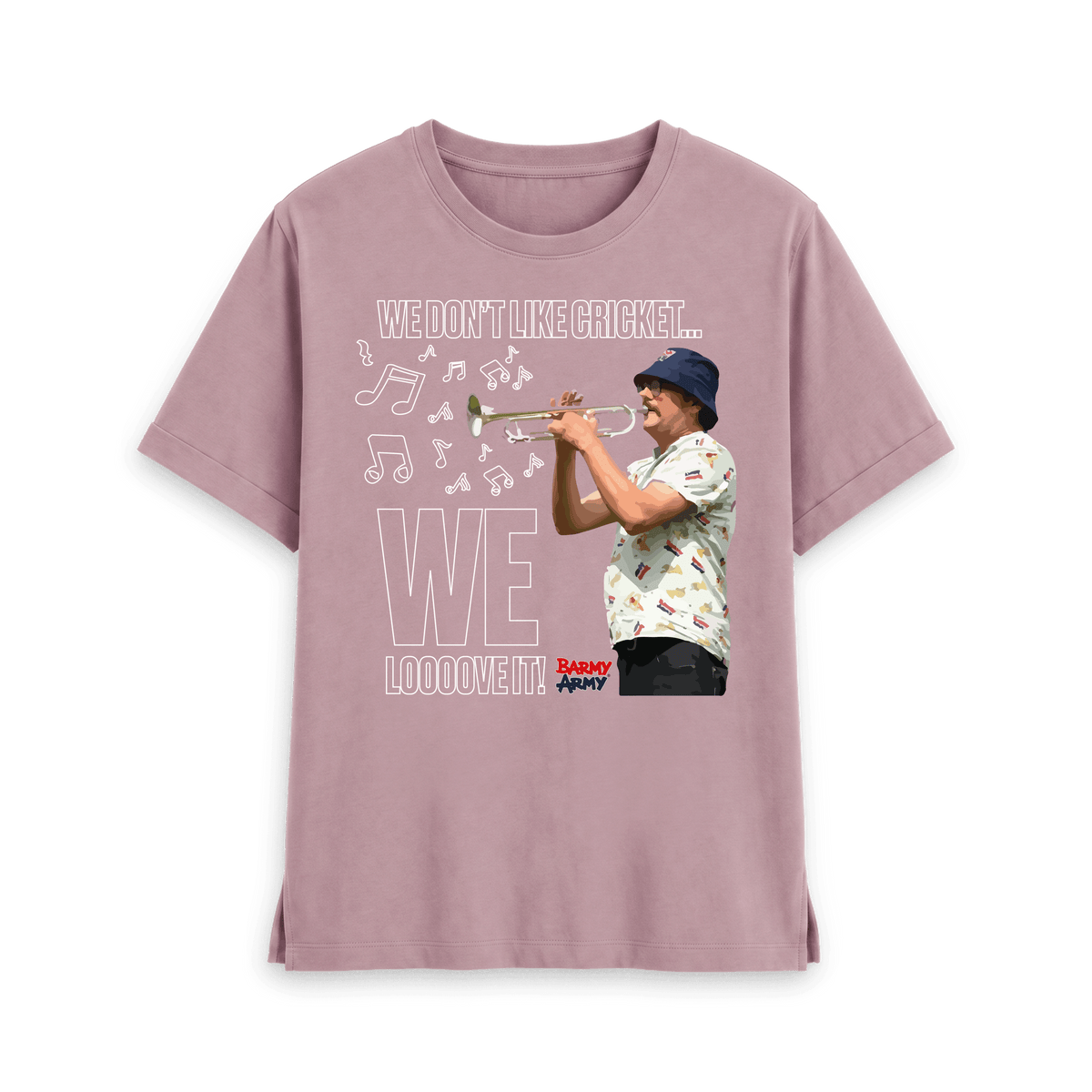 Mauve Printed T-shirt Front