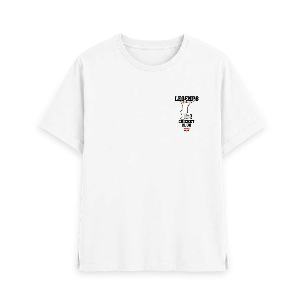 White Printed T-shirt Front