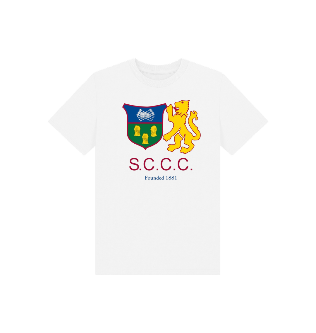 White SCCC Supporters Tee - Kids