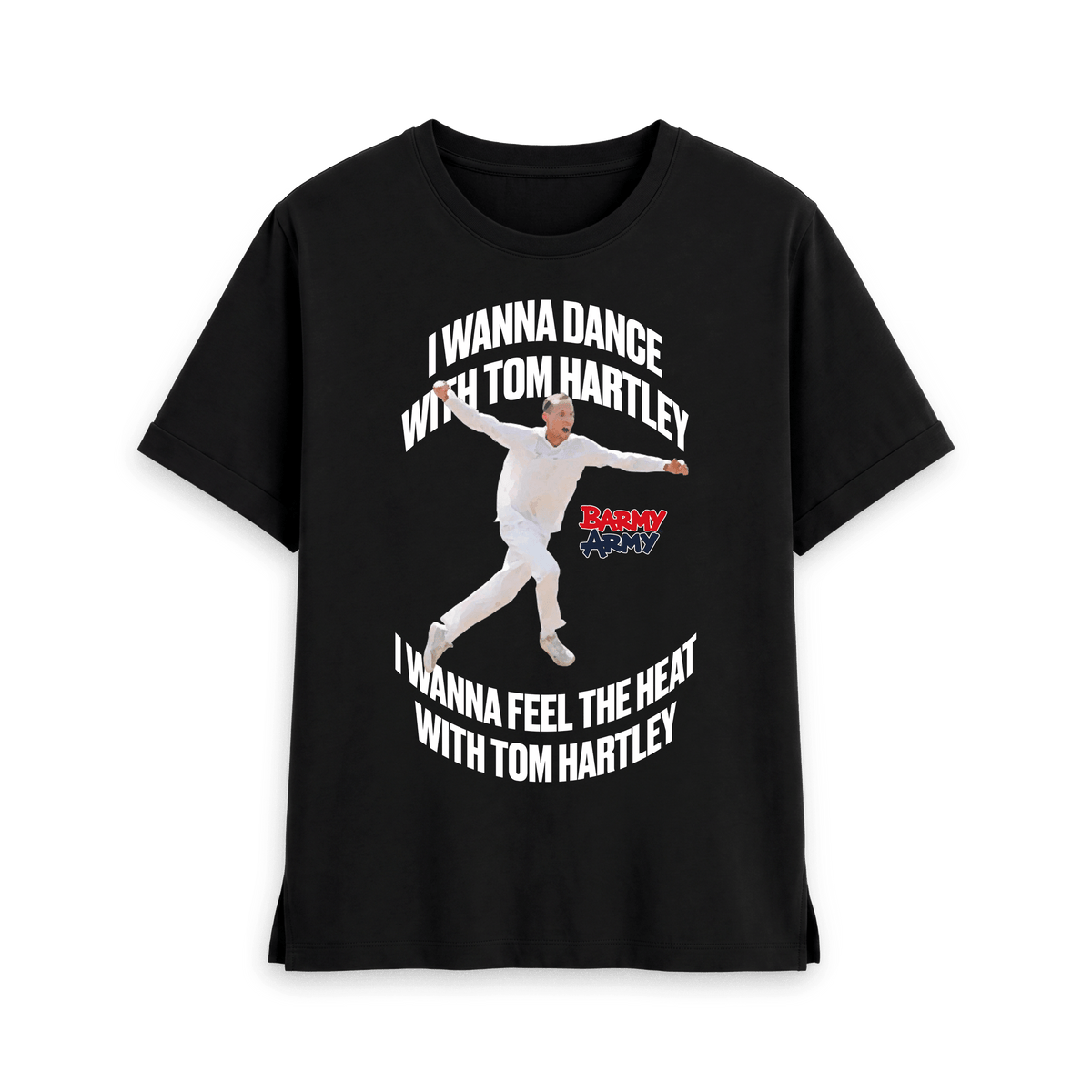Black Printed T-shirt Front