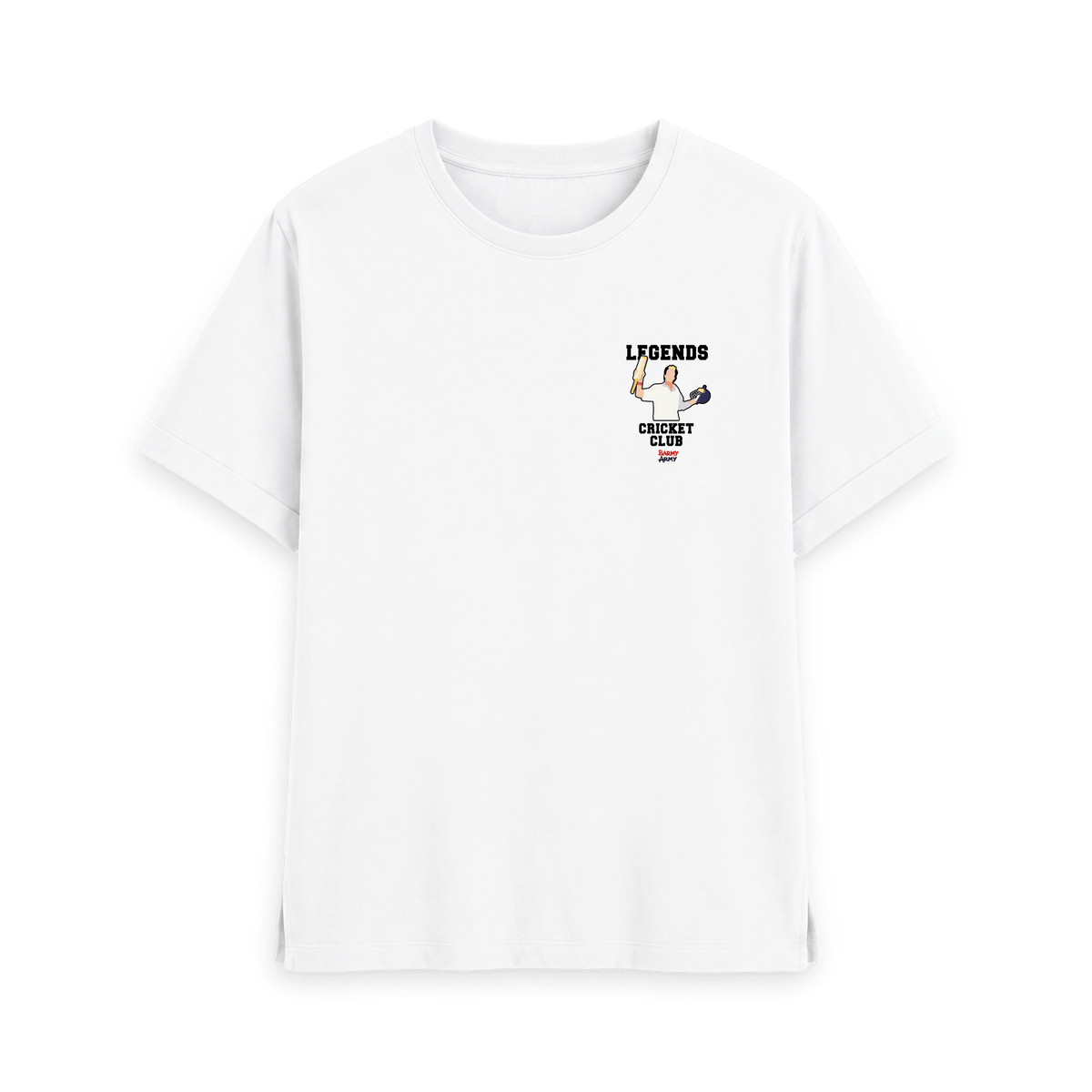 White Printed T-shirt Front