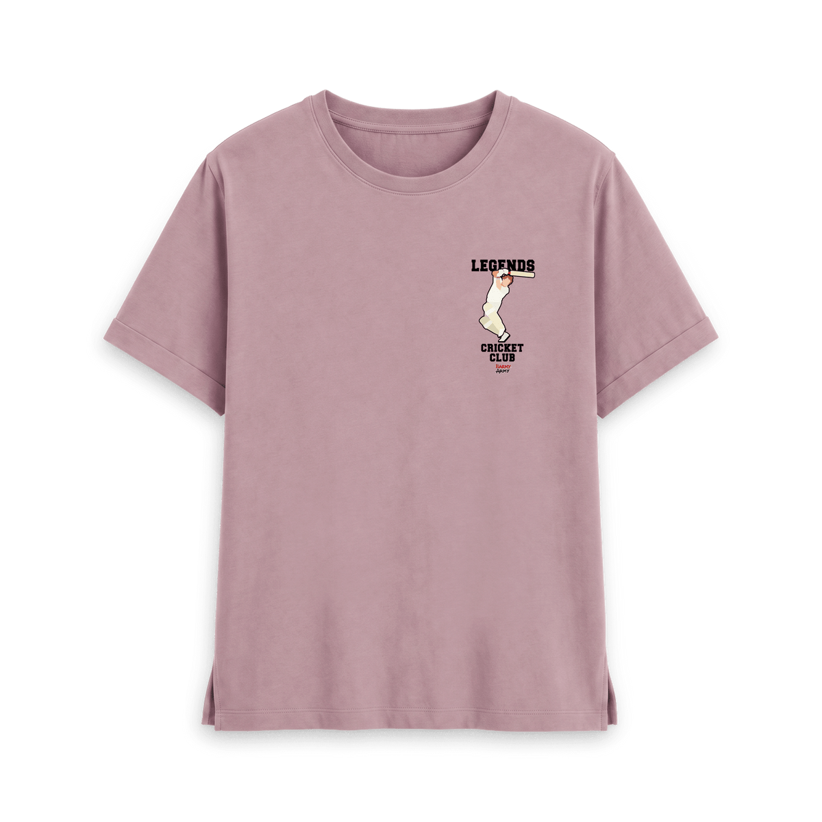 Mauve Printed T-shirt Front