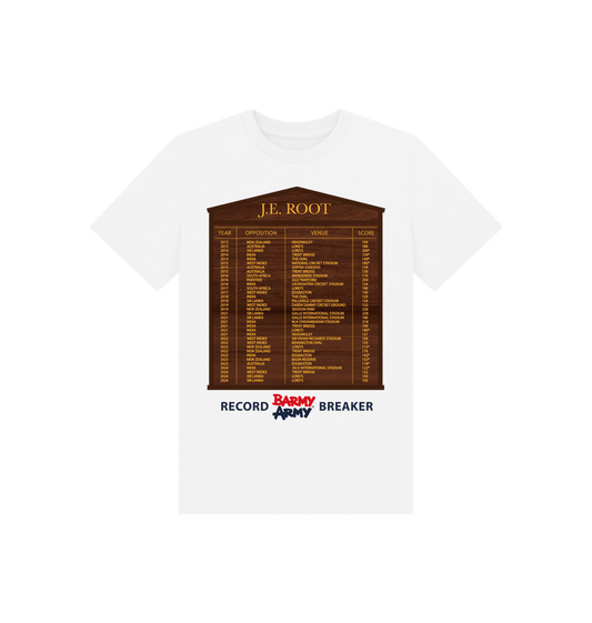 White Barmy Army ROOT Honours Board Tee - Kids