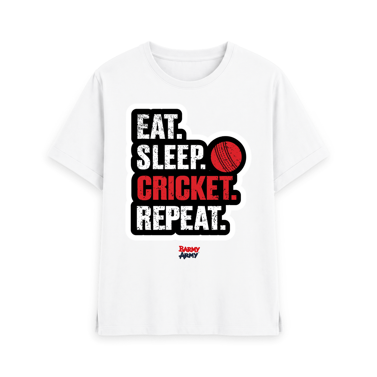 White Printed T-shirt Front