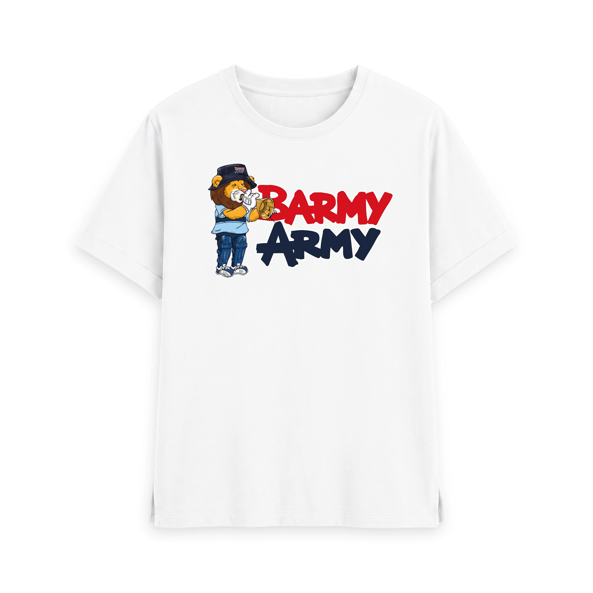 White Printed T-shirt Front
