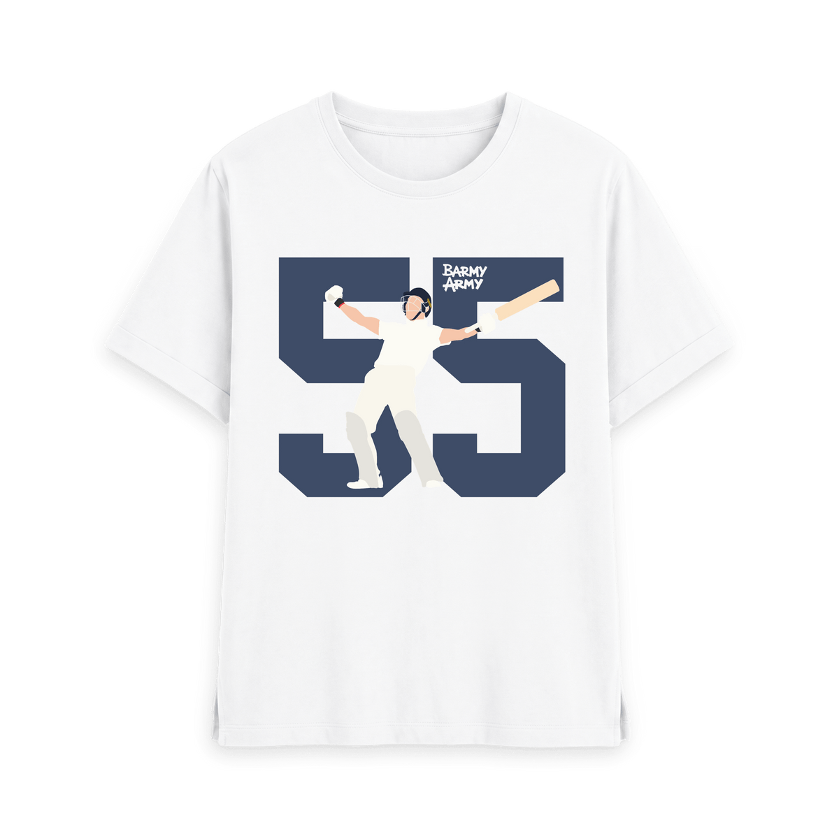 White Printed T-shirt Front