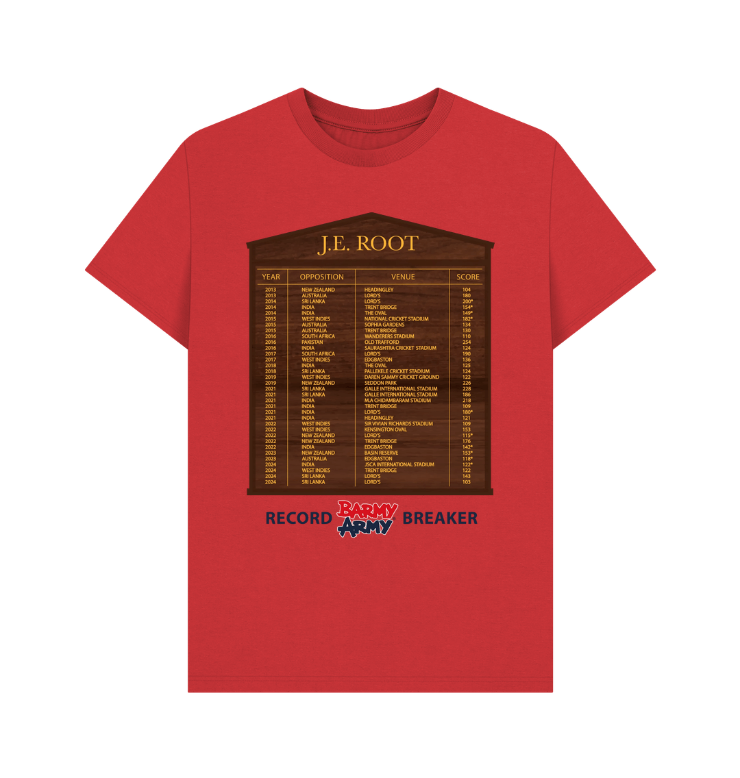 Red Barmy Army ROOT Honours Board Tee - Men's