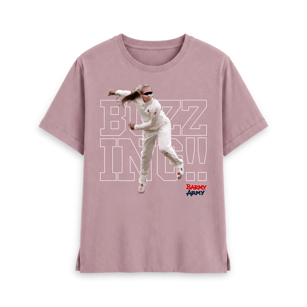 Mauve Printed T-shirt Front