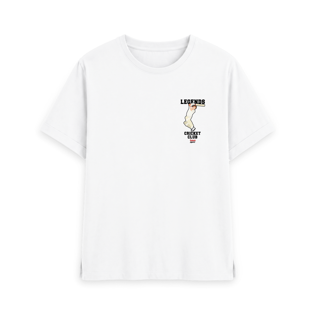 White Printed T-shirt Front