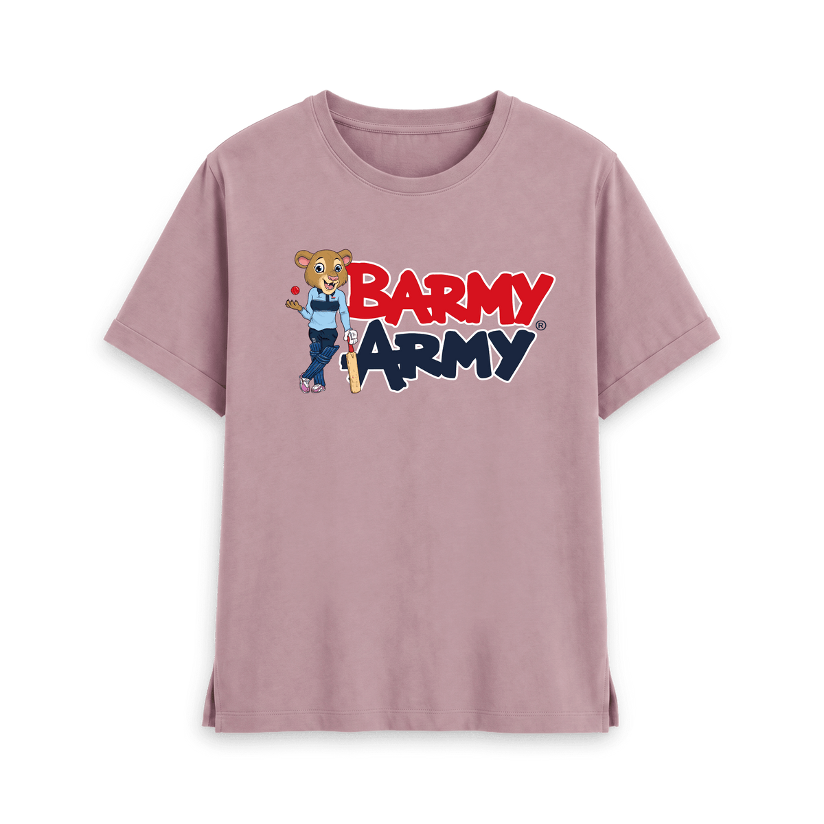 Mauve Printed T-shirt Front