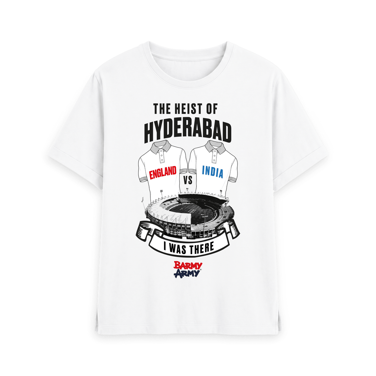 White Printed T-shirt Front