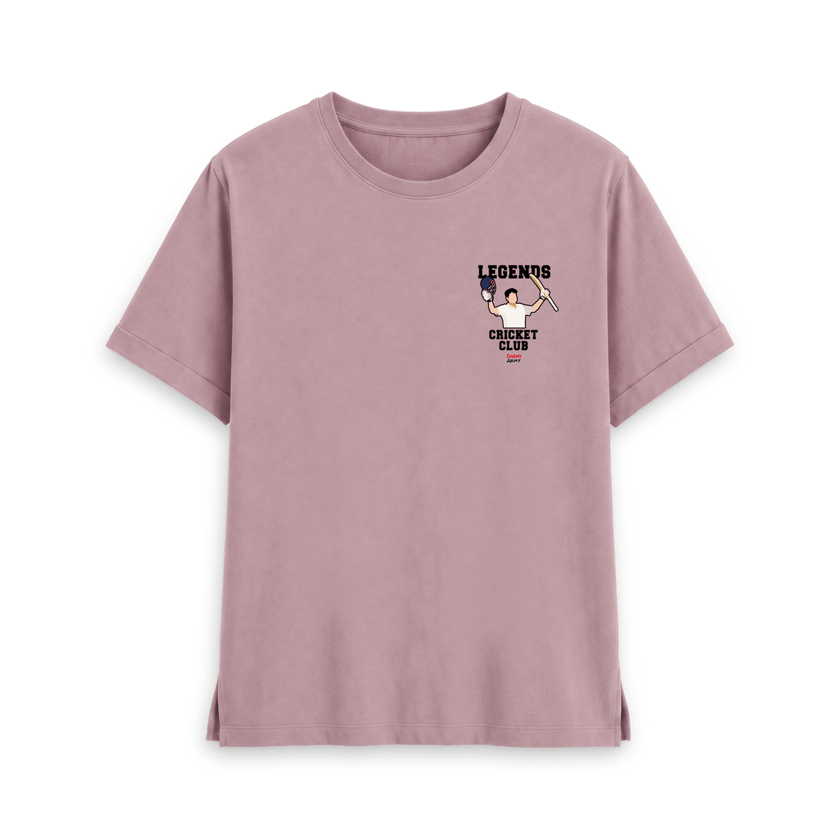 Mauve Printed T-shirt Front