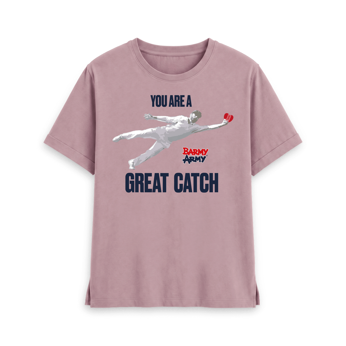 Mauve Printed T-shirt Front