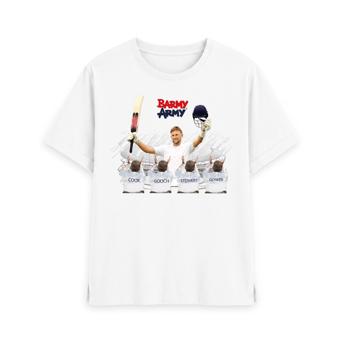 White Printed T-shirt Front