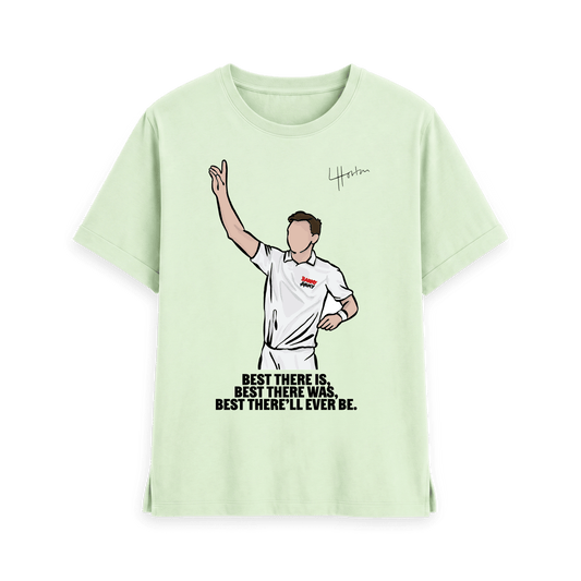 Pastel Green Printed T-shirt Front